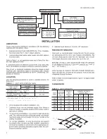 Preview for 2 page of Unitary products group BAUP024 Installation Manual