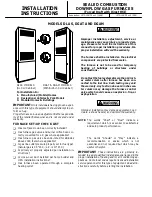 Unitary products group DLAS Installation Instructions Manual preview