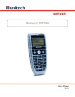 Unitech HT580 User Manual preview