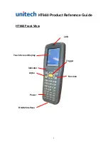 Предварительный просмотр 9 страницы Unitech HT660 Wireless edition Product Reference Manual