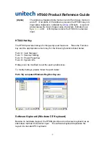 Предварительный просмотр 17 страницы Unitech HT660 Wireless edition Product Reference Manual