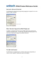 Предварительный просмотр 18 страницы Unitech HT660 Wireless edition Product Reference Manual