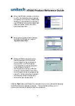 Предварительный просмотр 29 страницы Unitech HT660 Wireless edition Product Reference Manual