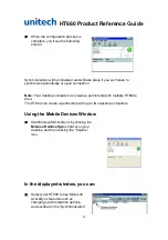 Предварительный просмотр 30 страницы Unitech HT660 Wireless edition Product Reference Manual