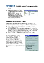 Предварительный просмотр 31 страницы Unitech HT660 Wireless edition Product Reference Manual