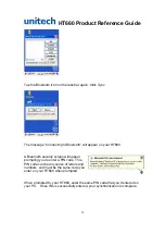 Предварительный просмотр 34 страницы Unitech HT660 Wireless edition Product Reference Manual