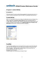 Предварительный просмотр 35 страницы Unitech HT660 Wireless edition Product Reference Manual