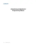 Unitech HT660 Wireless edition Programming Manual preview