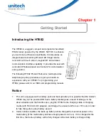 Preview for 13 page of Unitech HT682 User Manual