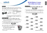 Unitech MS840 Quick Reference Manual preview