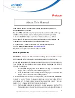 Preview for 3 page of Unitech PA500II User Manual