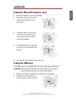 Preview for 9 page of Unitech PA550 Quick Reference Manual