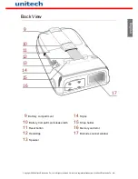 Preview for 3 page of Unitech PA600 Quick Reference Manual