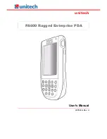 Unitech PA600 User Manual preview