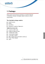 Preview for 3 page of Unitech PA720 Quick Start Manual