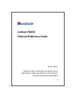 Unitech PA950 Product Reference Manual preview