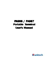 Unitech PA966 User Manual preview