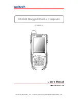 Unitech PA968II User Manual preview