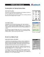 Предварительный просмотр 19 страницы Unitech PA970 User Manual