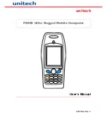 Unitech PA982 User Manual preview