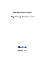 Unitech PT600 Programming Reference Manual preview