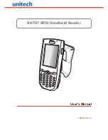 Unitech RH767 User Manual preview