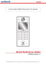 Unitech Tashi MT380 Proximity Quick Reference Manual preview