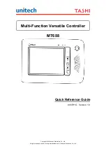 Unitech Tashi MT688 Quick Reference Manual предпросмотр