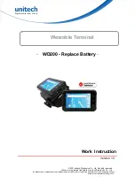 Unitech WD200 Work Instruction preview