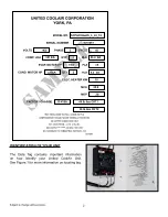 Предварительный просмотр 2 страницы United CoolAir PAC12G3ASC Series Installation And Operation Manual