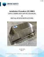 United Safety Incorporated 20001 Installation Procedure preview