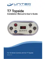 United Spas T7 Installation And User Manual preview