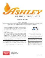 United States Stove Company Ashley AP5660 Manual preview