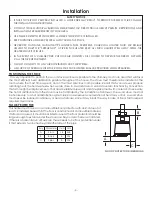 Предварительный просмотр 4 страницы United States Stove Company US3200E Manual