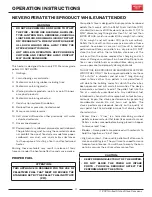 Предварительный просмотр 11 страницы United States Stove GW1949 Owner’S Instruction And Operation Manual