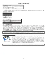 Preview for 5 page of United States Stove KP130 Owner'S Operation And Instruction Manual