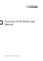 United Technologies interlogix TruVision DVR 44HD User Manual preview