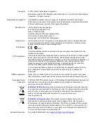 Preview for 2 page of United Technologies MobileView 9000 Series User Manual