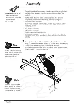 Предварительный просмотр 16 страницы V-fit CYCLONE AIR ROWER Assembly & User Manual