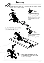 Предварительный просмотр 19 страницы V-fit CYCLONE AIR ROWER Assembly & User Manual