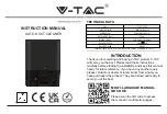 V-TAC 7751 Instruction Manual preview