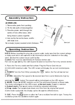 Предварительный просмотр 3 страницы V-TAC 80133970 Installation Instructions