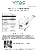 V-TAC 80133970 Instruction Manual preview