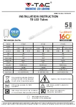 Preview for 1 page of V-TAC VT-1607 Installation Instruction