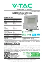 V-TAC VT-44104 Instruction Manual предпросмотр