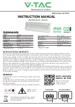 V-TAC VT-543 Instruction Manual preview