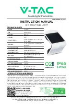 V-TAC VT-768 Instruction Manual preview