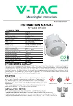 V-TAC VT-8051 Instruction Manual предпросмотр