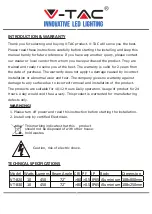 Preview for 2 page of V-TAC VT-820 Installation Instruction