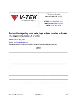 Предварительный просмотр 251 страницы V-TEK TM-500 User Manual